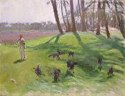 Landscape with Goatherd (mk18) John Singer Sargent